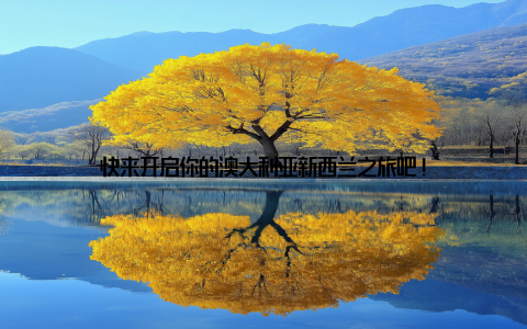 快来开启你的澳大利亚新西兰之旅吧!